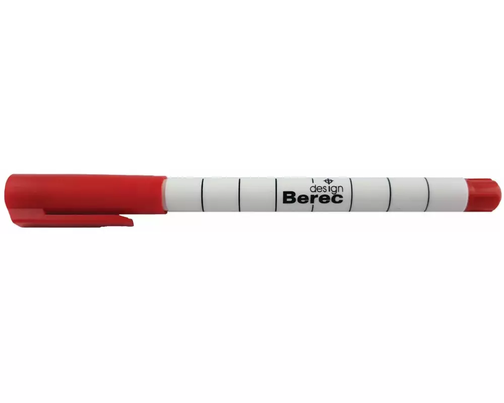 Berec Whiteboard-Marker Schmal Rot