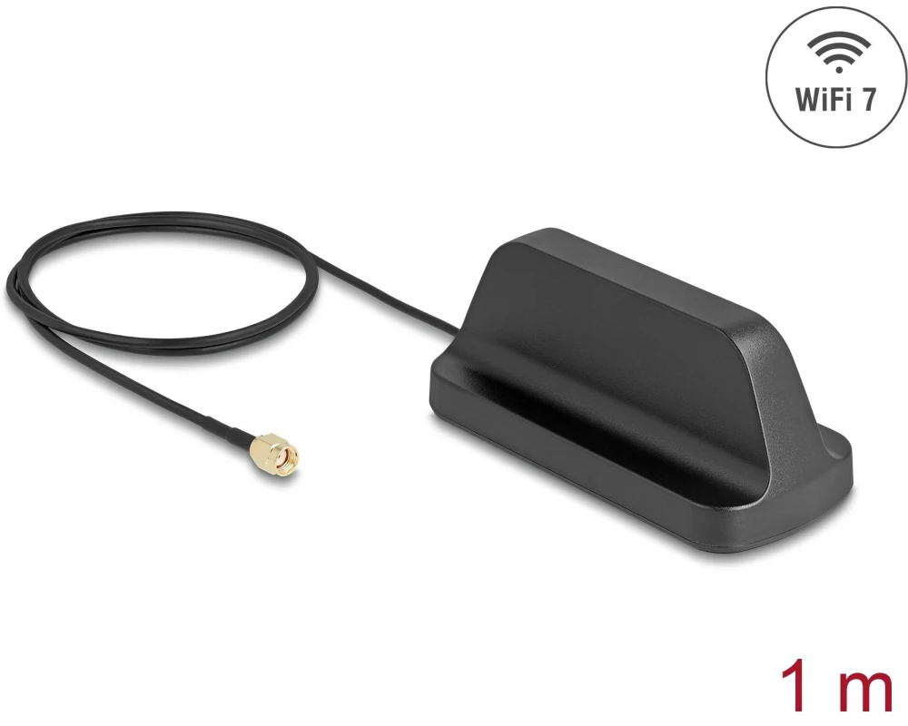 Delock WiFi 7 Antenne RP-SMA St RP-SMA 3.6 dBi Rundstrahl