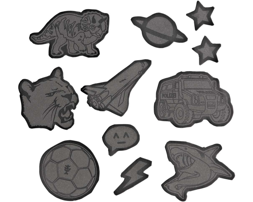 STEP BY STEP Sticker Set 129763 Black 11 Stück