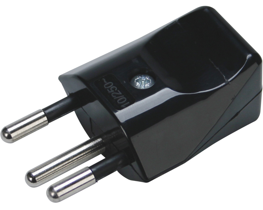 STEFFEN Stecker T12 2m 1499601 schwarz