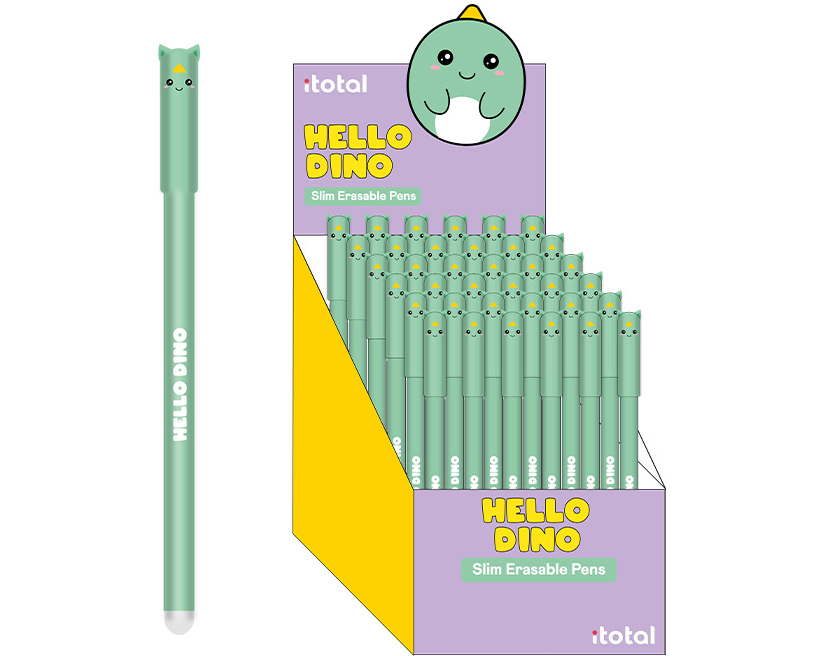 I-TOTAL Gelschreiber Hello Dino 0.5mm XL1873D blau, radierbar
