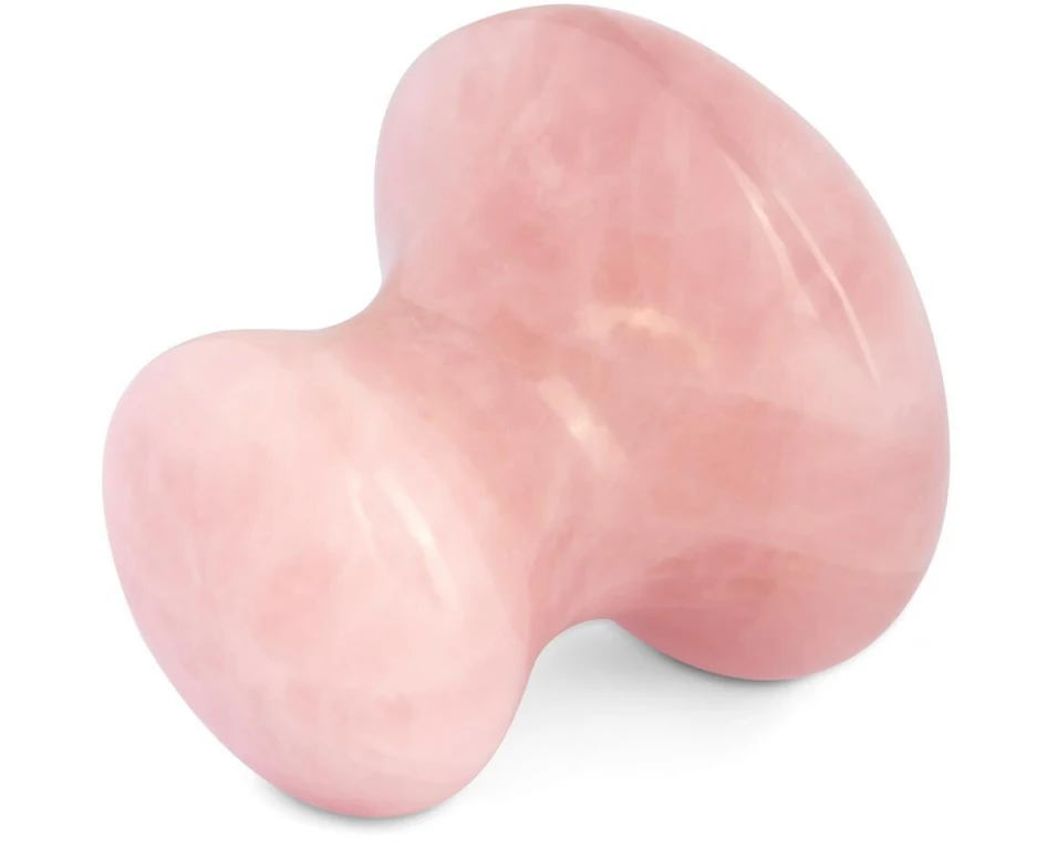 YÙ BEAUTY Gua Sha Mushroom Gua Sha Mushroom aus Rosenquarz