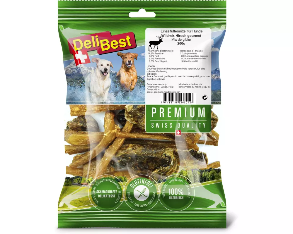 DeliBest Kausnack Premium Natura Kaumix 250 g