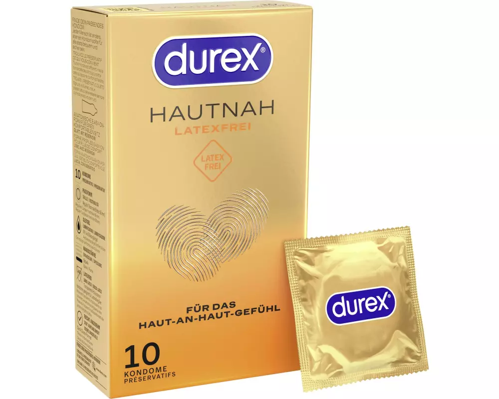 Durex Kondome Hautnah Latexfrei 10 Stück