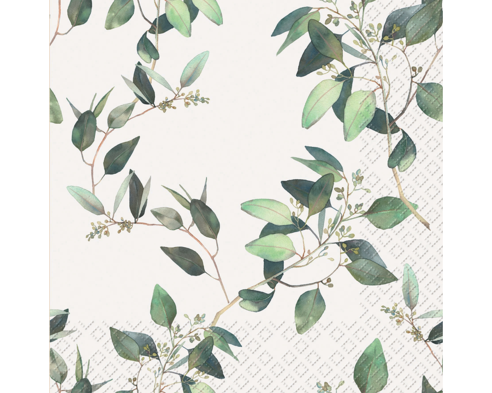 STEWO Serivette Eulalia 33x33cm 2572568746 grün hell FSC 20 Stück