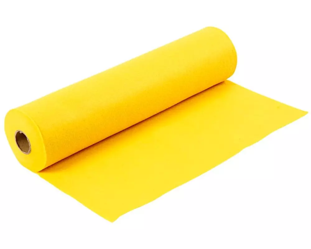 Creativ Company Bastelfilz 180-200 g, Gelb, 1 Rolle