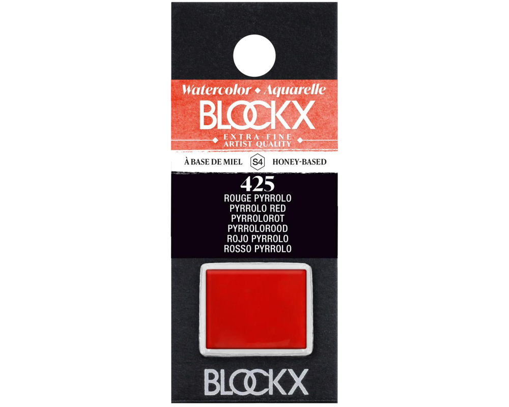 BLOCKX Aquarellfarbe 1.5ml 41425BXC pyrrolrot