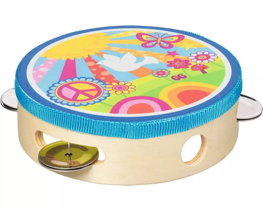 Goki Tamburin Sonnenschein mit Schellen