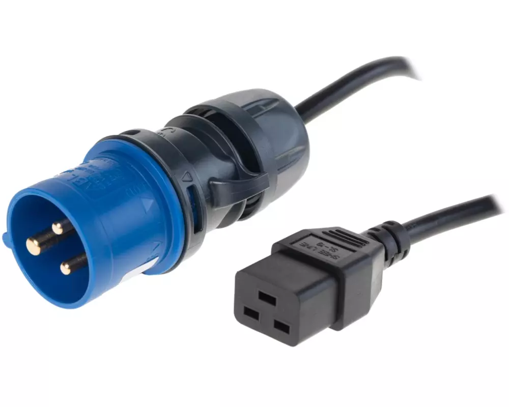 Diggelmann Gerätekabel 5 m C19-CEE 16-3