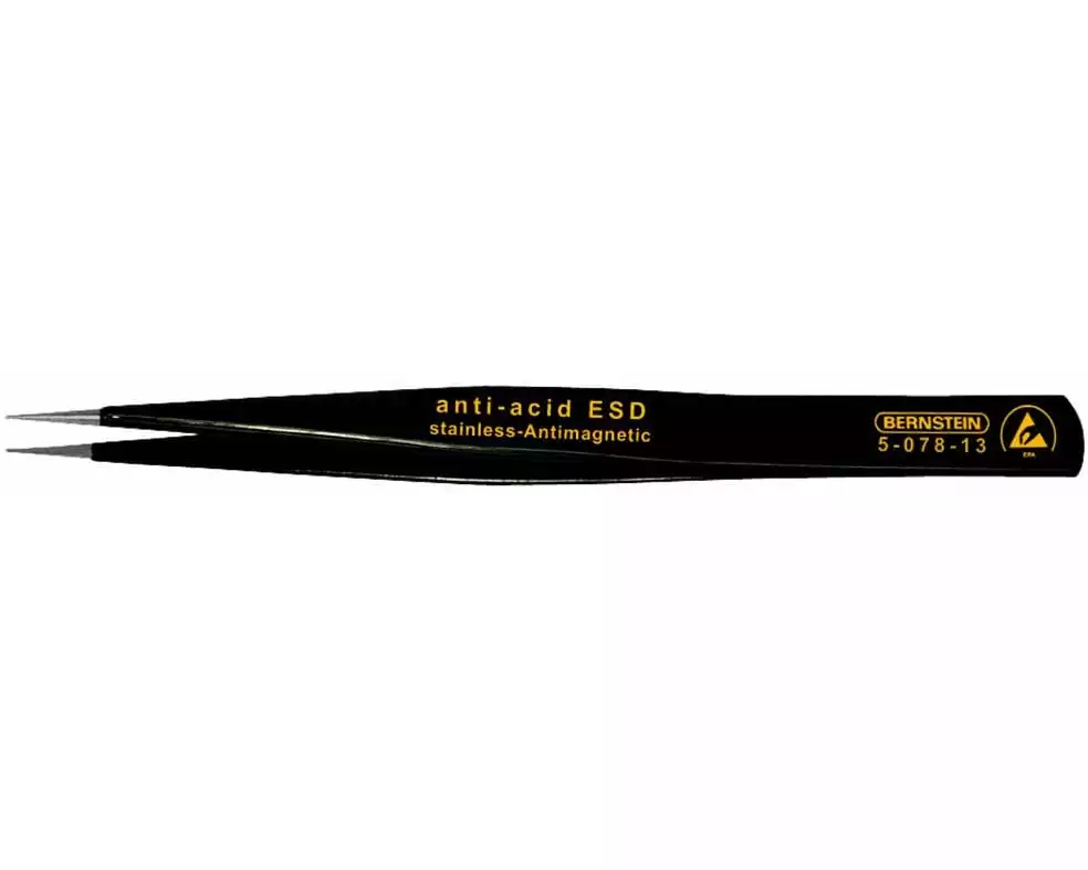Bernstein Werkzeuge Pinzette Universal, ESD SMD 130 mm