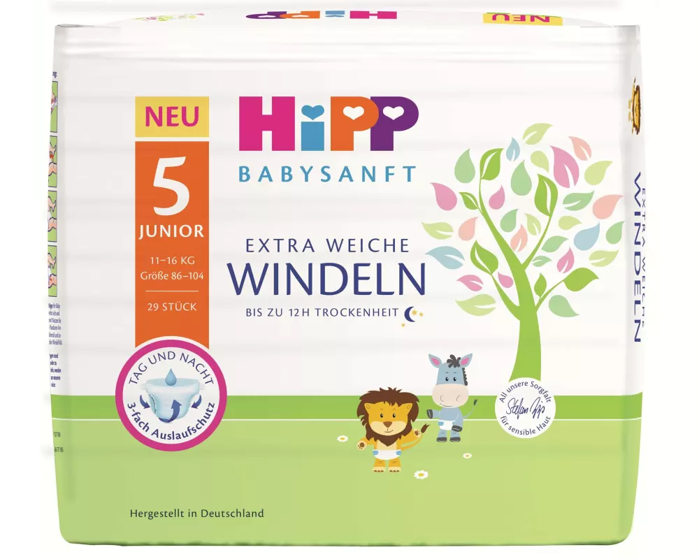 HIPP Windeln Babysanft Junior Grösse 5