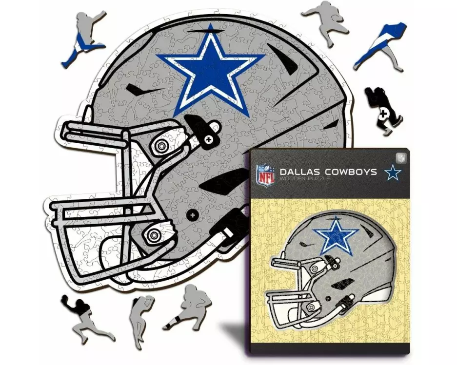 Iconic Puzzle Holz-Puzzle NFL – Dallas Conwboys S, 150 Teile