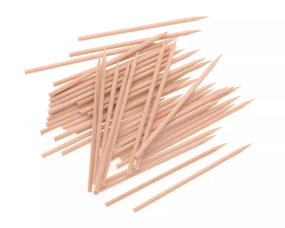 Glorex Holzartikel Ø 2.5 mm Holzspiesse, 75 Stück