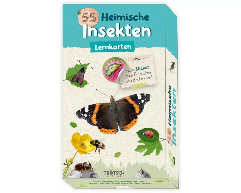 Trötsch 55 Lernkarten Heimische Insekten