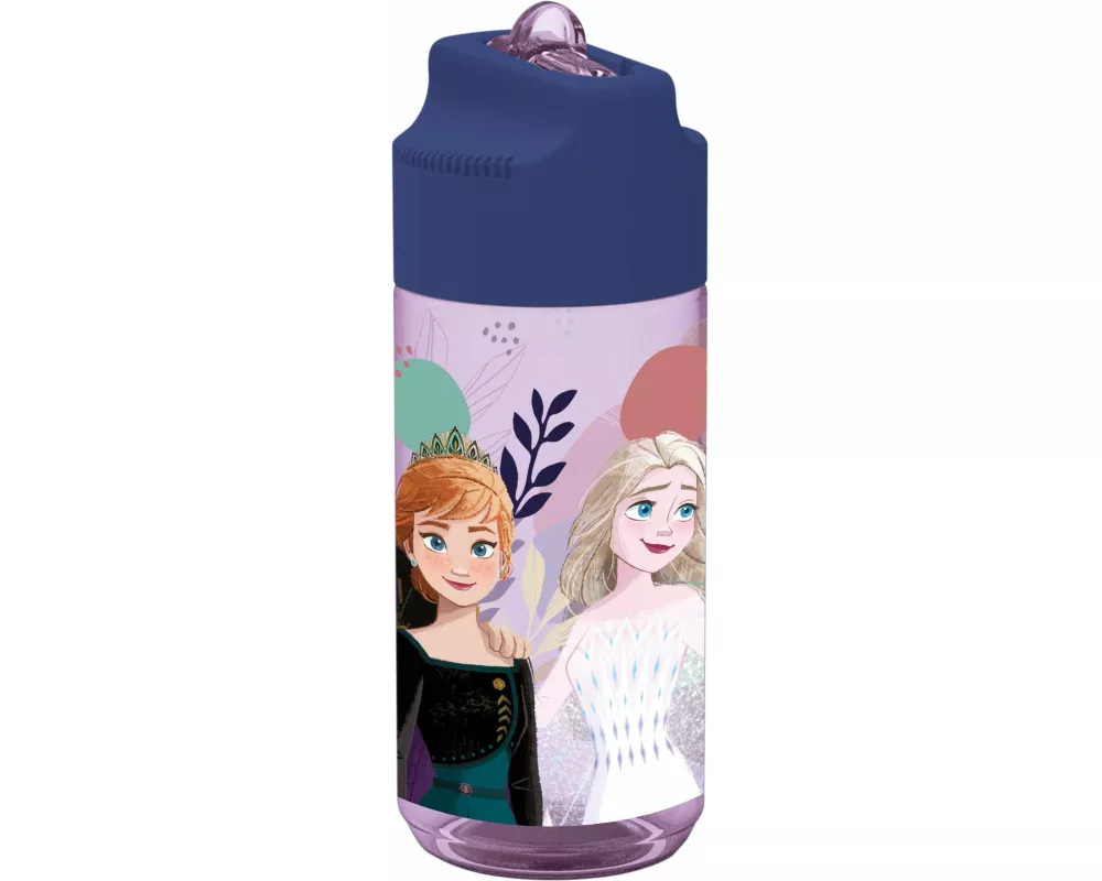 Frozen Trinkflasche mit Strohhalm