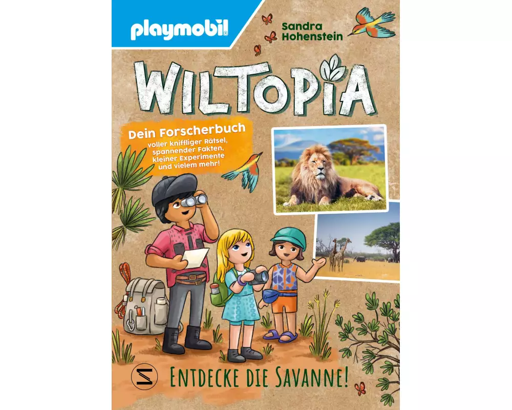 PLAYMOBIL Wiltopia. Entdecke die Savanne! Dein Forscherbuch voller kniffliger Rätsel, spannender Fakten, kleiner Experimente und vielem mehr!