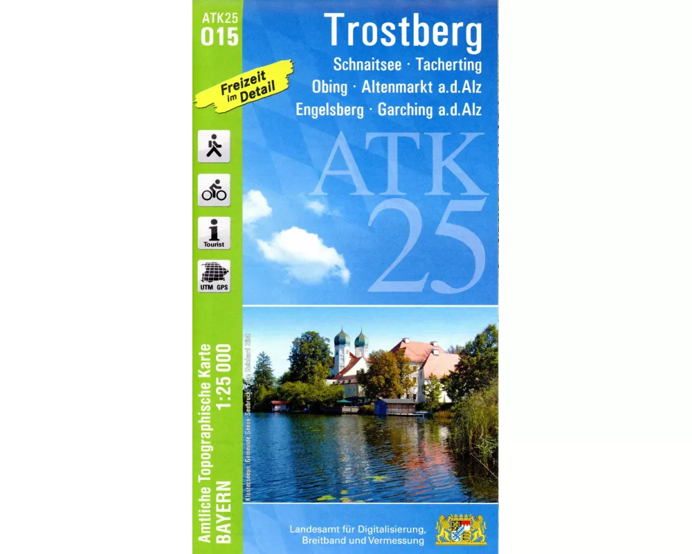 ATK25-O15 Trostberg (Amtliche Topographische Karte 1:25000)