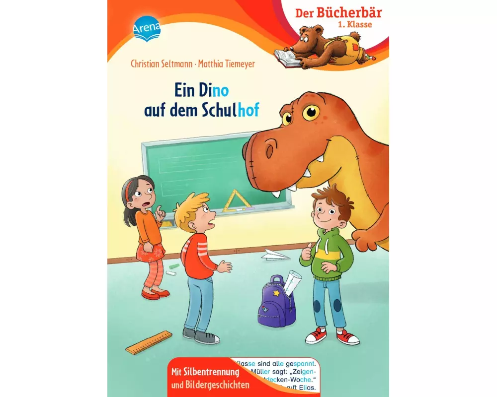 Ein Dino auf dem Schulhof