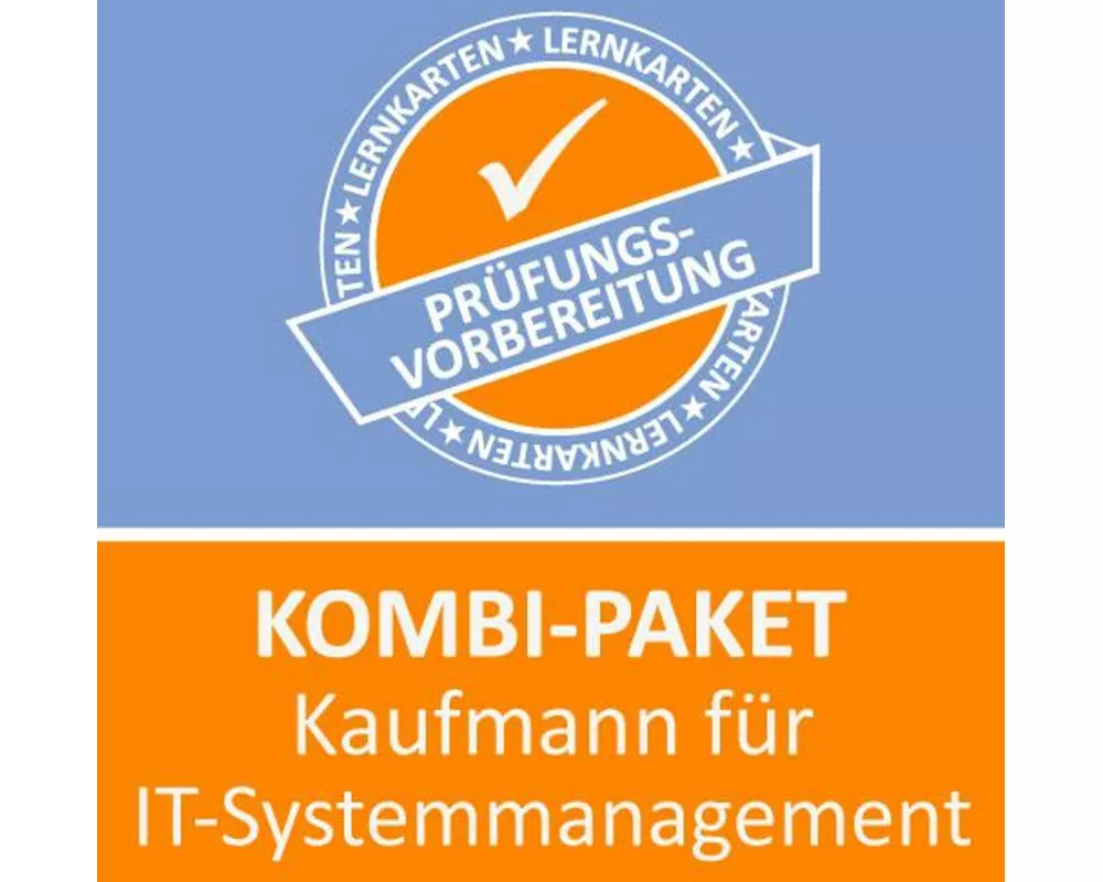 Kombi-Paket Kaufmann IT-Systemmanagement Lernkarten
