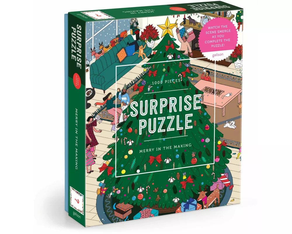 Merry In the Making 1000 Piece Surprise Puzzle