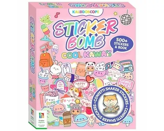 Kaleidoscope Sticker Bomb Cool Kawaii