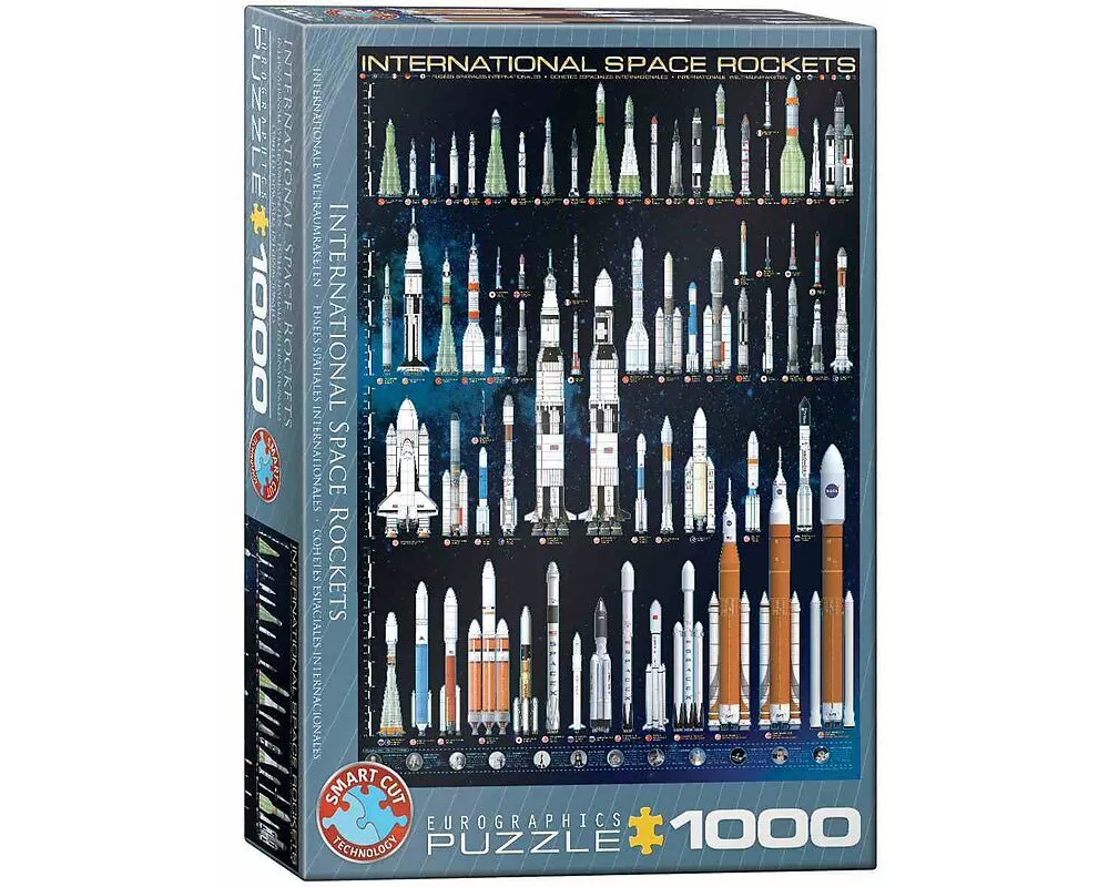 Puzzle 1000 Teile - International Space Rockets