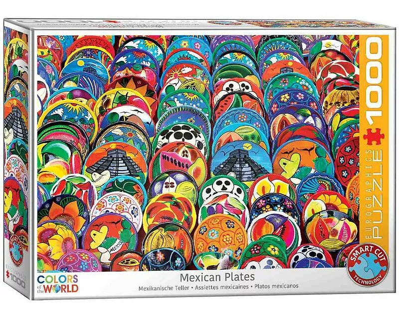 Puzzle 1000 Teile - Mexican Ceramic Plates