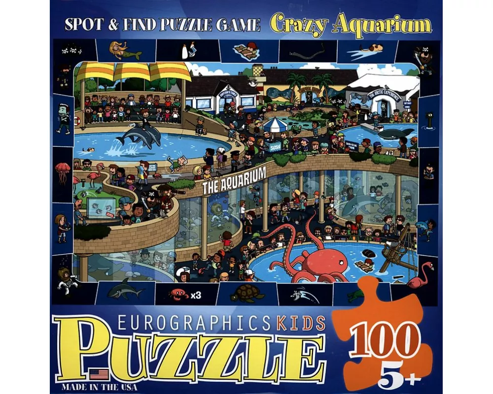 Kinder Puzzle 100 Teile - EG-Crazy Aquarium