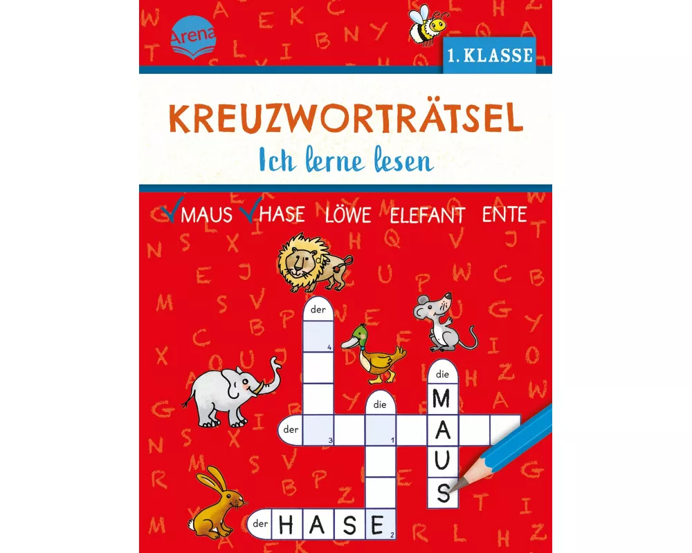 Kreuzworträtsel. Ich lerne lesen (1. Klasse)