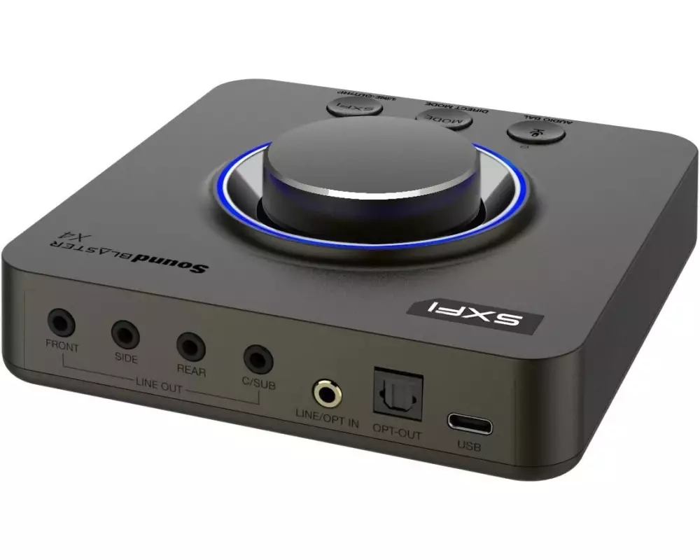 CREATIVE Soundkarte X4 HD 7.1 USB Typ C