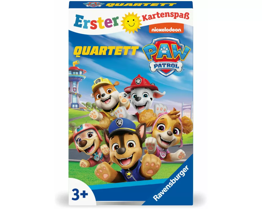 Paw Patrol: Quartett - Kinderspiel ab 3 Jahre