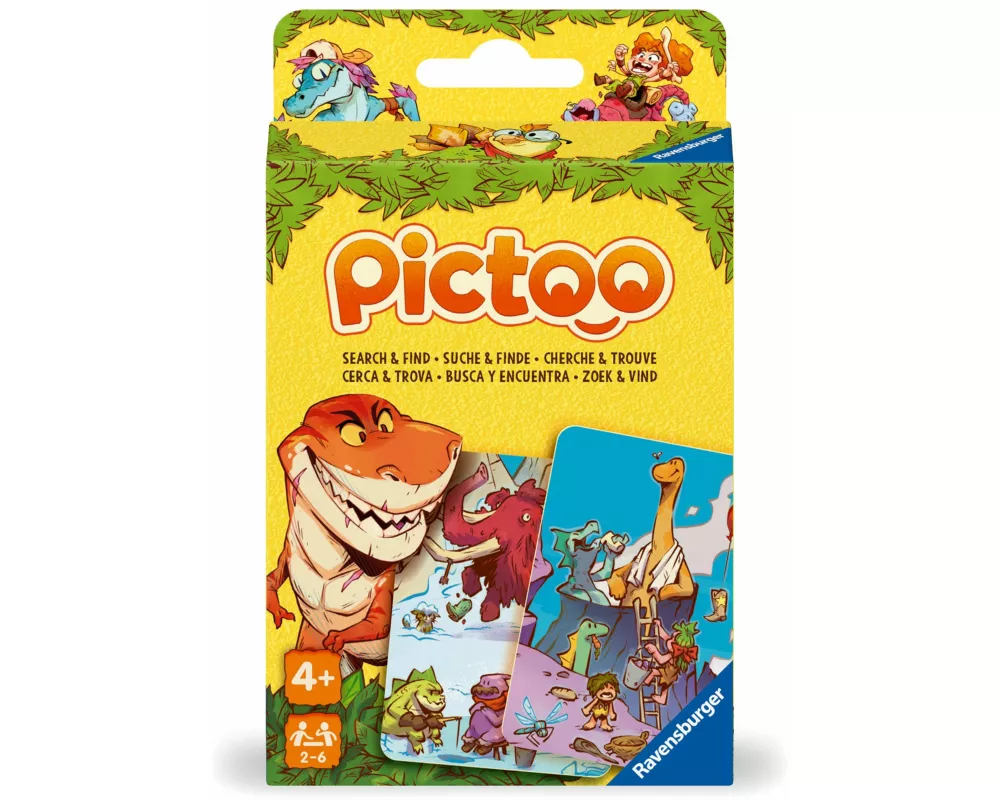 Pictoo Dino-Welt - Kartenspiel ab 4 Jahre