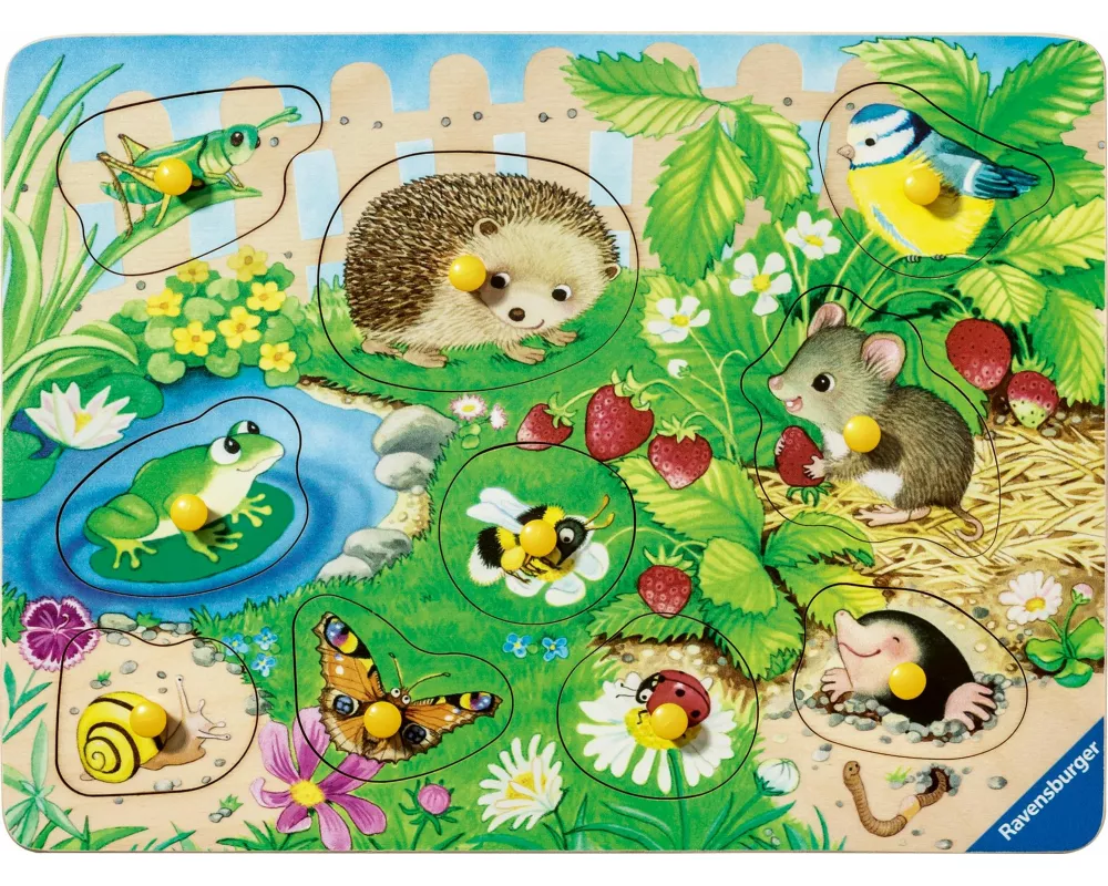 Kinderpuzzle 10 Teile - Meine Gartenfreunde