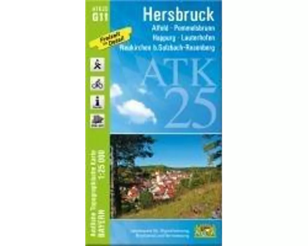 ATK25-G11 Hersbruck (Amtliche Topographische Karte 1:25000)