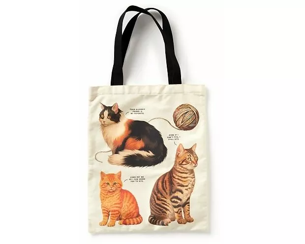 Moody Cats Canvas Tote