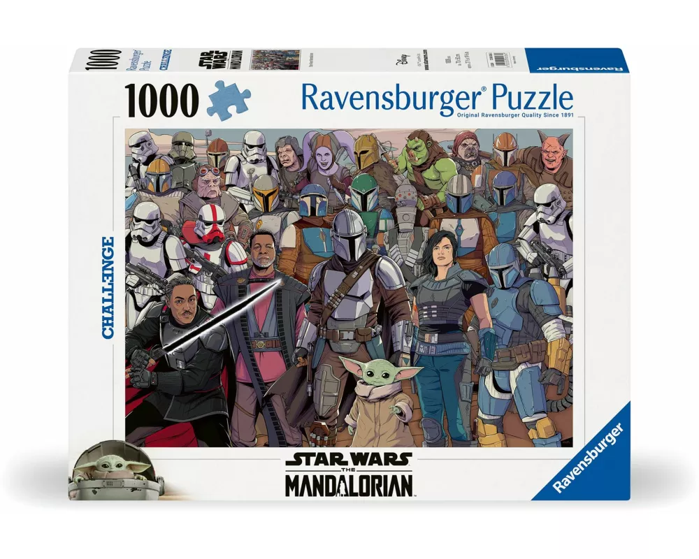 Erwachsenenpuzzle 1000 Teile - Challenge Star Wars Mandalorian