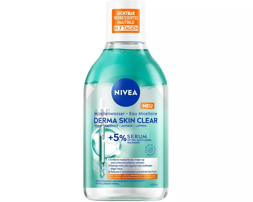 NIVEA Mizellenwasser Derma Skin Clear 400 ml