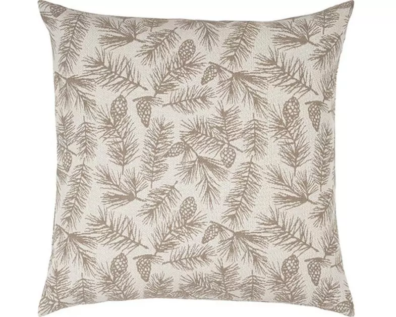 PROFLAX Kissenbezug Kissenhülle Pinecones 45 x 45 cm, Beige