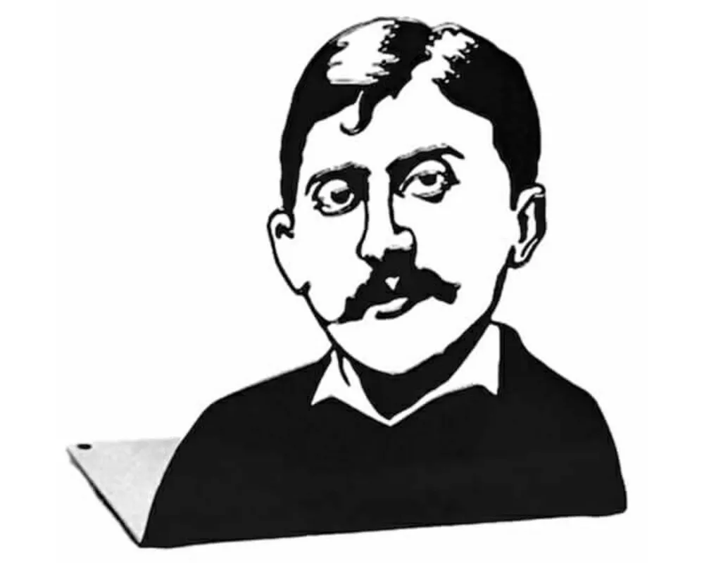 Marcel Proust. Buchstütze