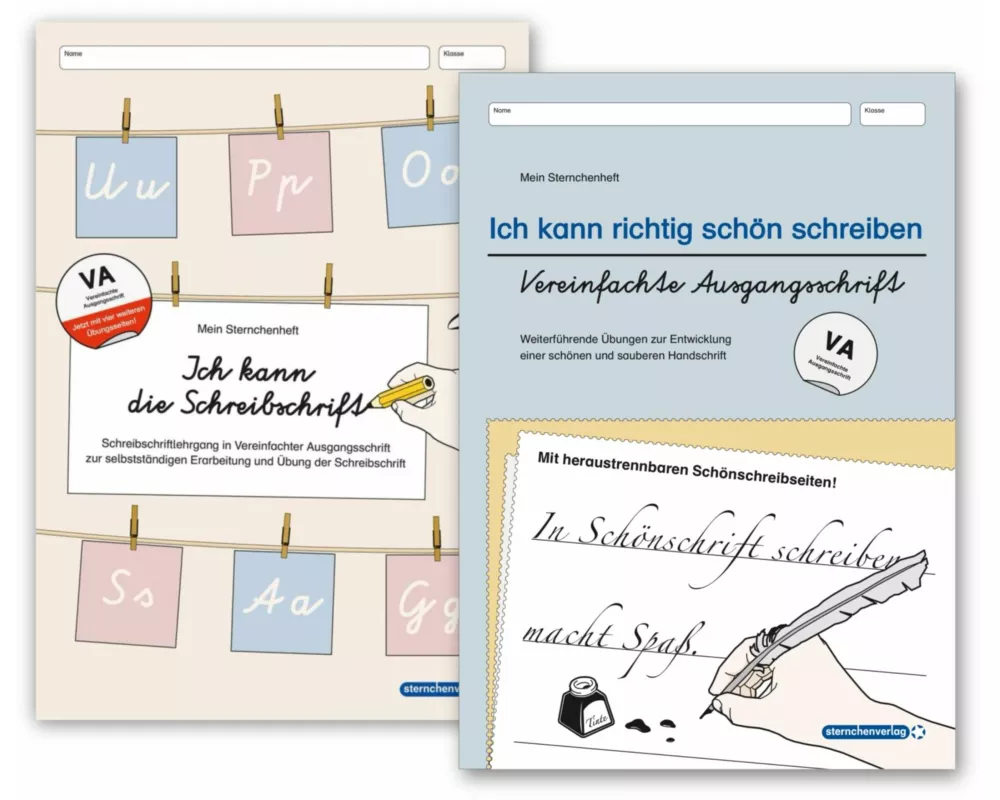 Ich kann die Schreibschrift und Ich kann richtig schön schreiben - Ausgabe Vereinfachte Ausgangsschrift - 2 Hefte