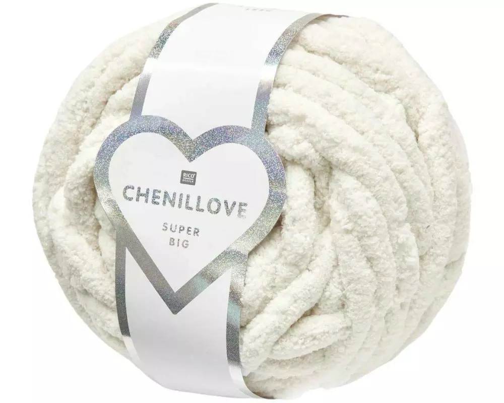 Rico Design Wolle Rico Chenillove Super Big 300 g, Crème