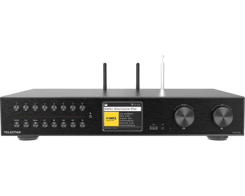 Telestar Netzwerk-Audioplayer TOP 550 Schwarz