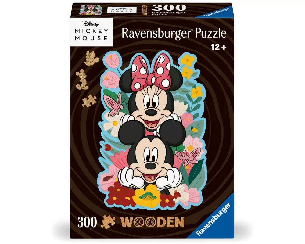 Wooden Puzzle 300 Teile - Disney Mickey & Minnie