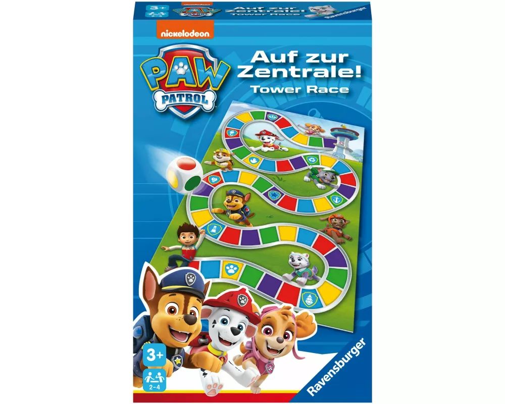 Paw Patrol: Auf zur Zentrale! - Reisespiel ab 3 Jahre
