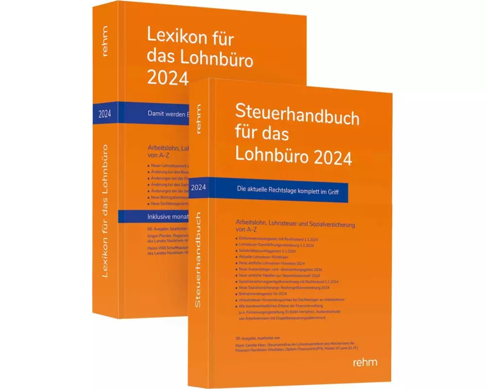 Buchpaket Lexikon für das Lohnbüro und Steuerhandbuch 2024