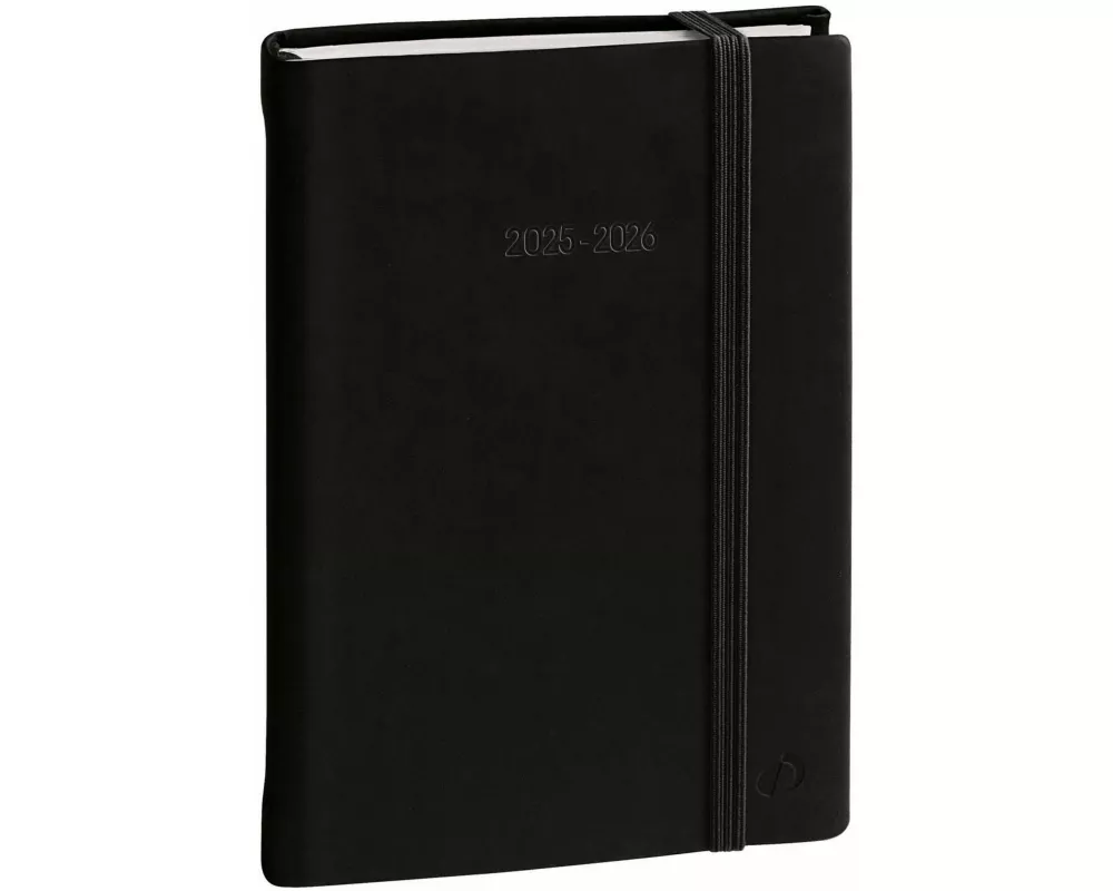 Schülerkalender FORUM Silk schwarz 2025/2026