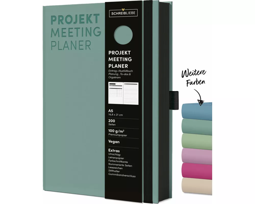 Projekt-Meeting Planer Salbei