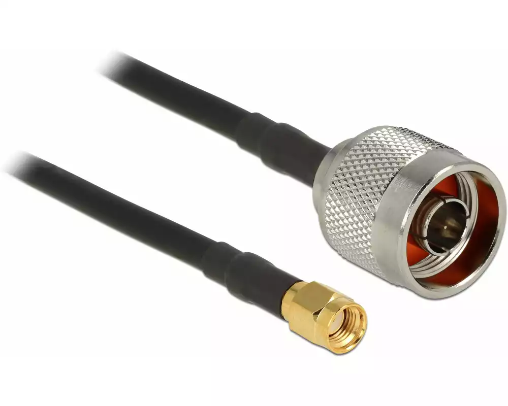 Delock Antennenkabel N-Type zu RP-SMA, 1.5 m