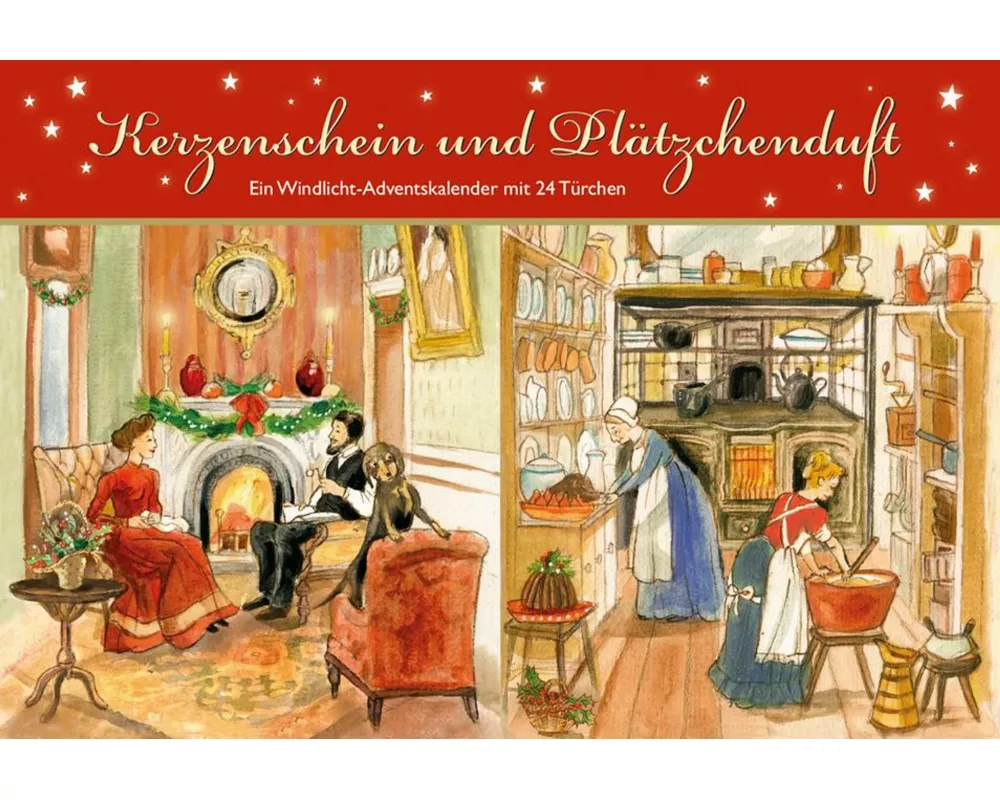 Kerzenschein und Plätzchenduft