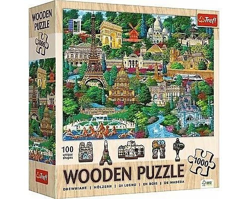 Holz Puzzle 1000 - Frankreich Entdecken